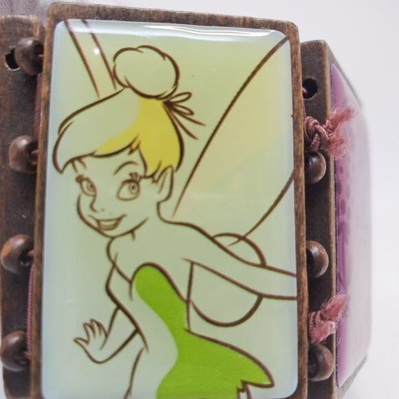 Disney Tinker Bell Wooden Chunky Bracelet - Picture 5 of 10
